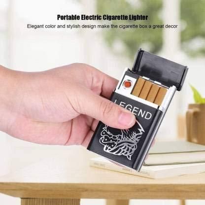 🔥 Stylish 2-in-1 USB Rechargeable Cigarette Case with Lighter 🔥