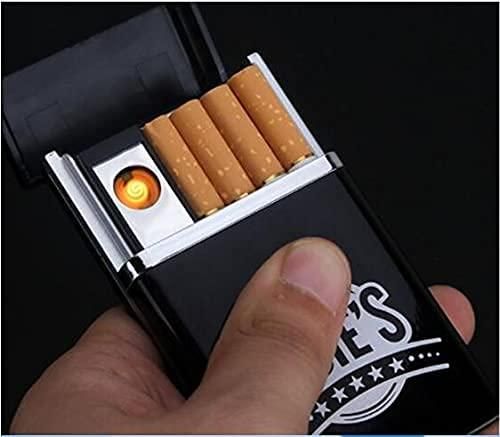 🔥 Stylish 2-in-1 USB Rechargeable Cigarette Case with Lighter 🔥